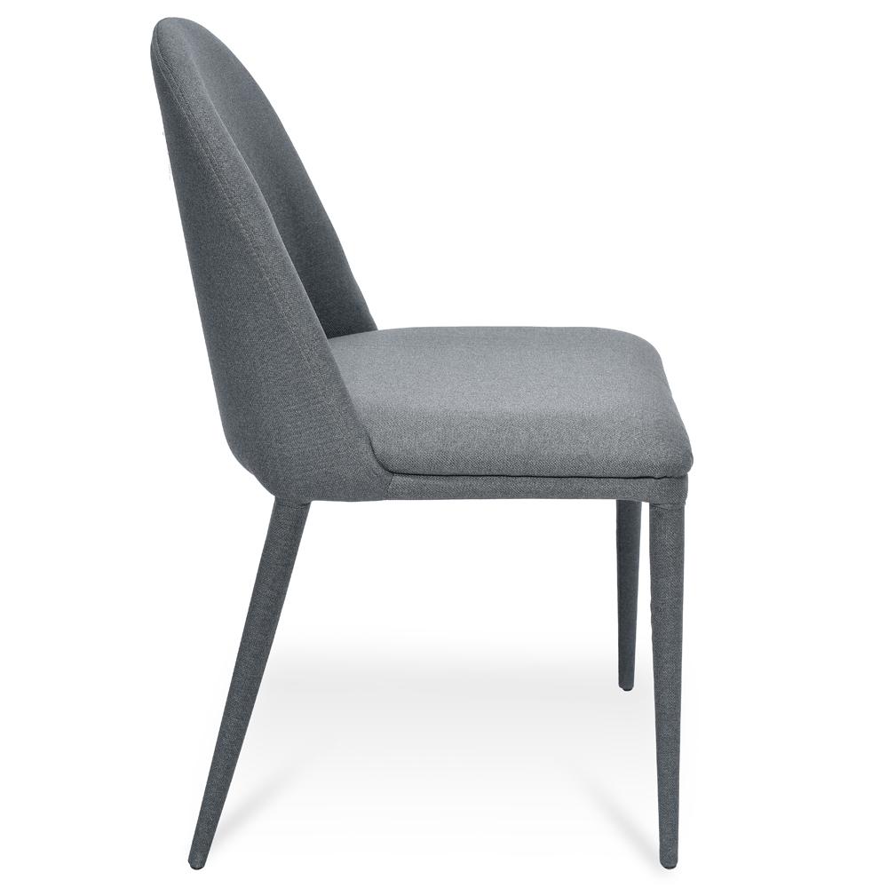 Carter Fabric Dining Chair - Gunmetal Grey - Last One