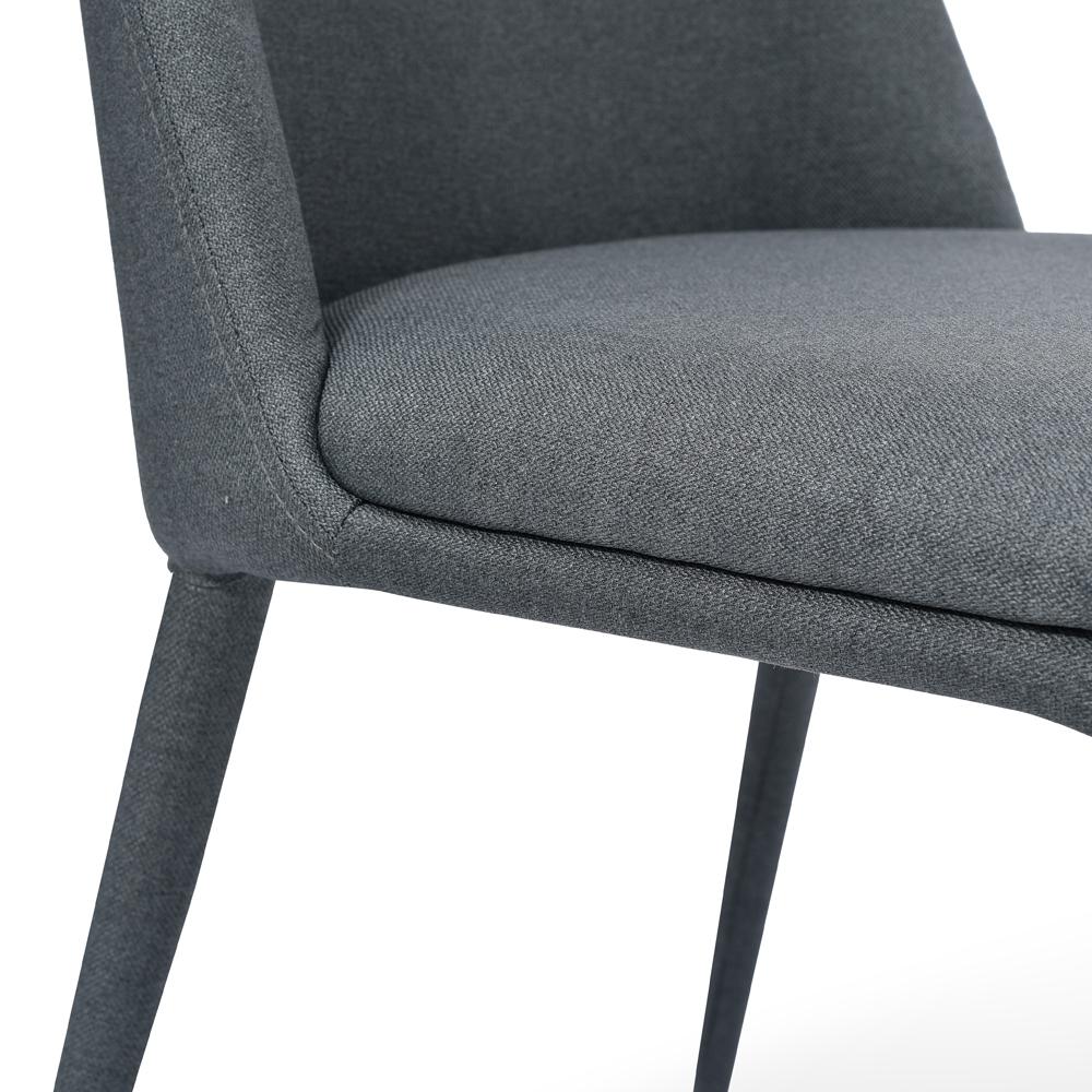 Carter Fabric Dining Chair - Gunmetal Grey - Last One
