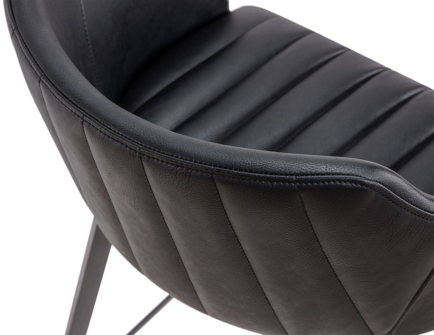 Andorra Bar Stool - Vintage Black Seat