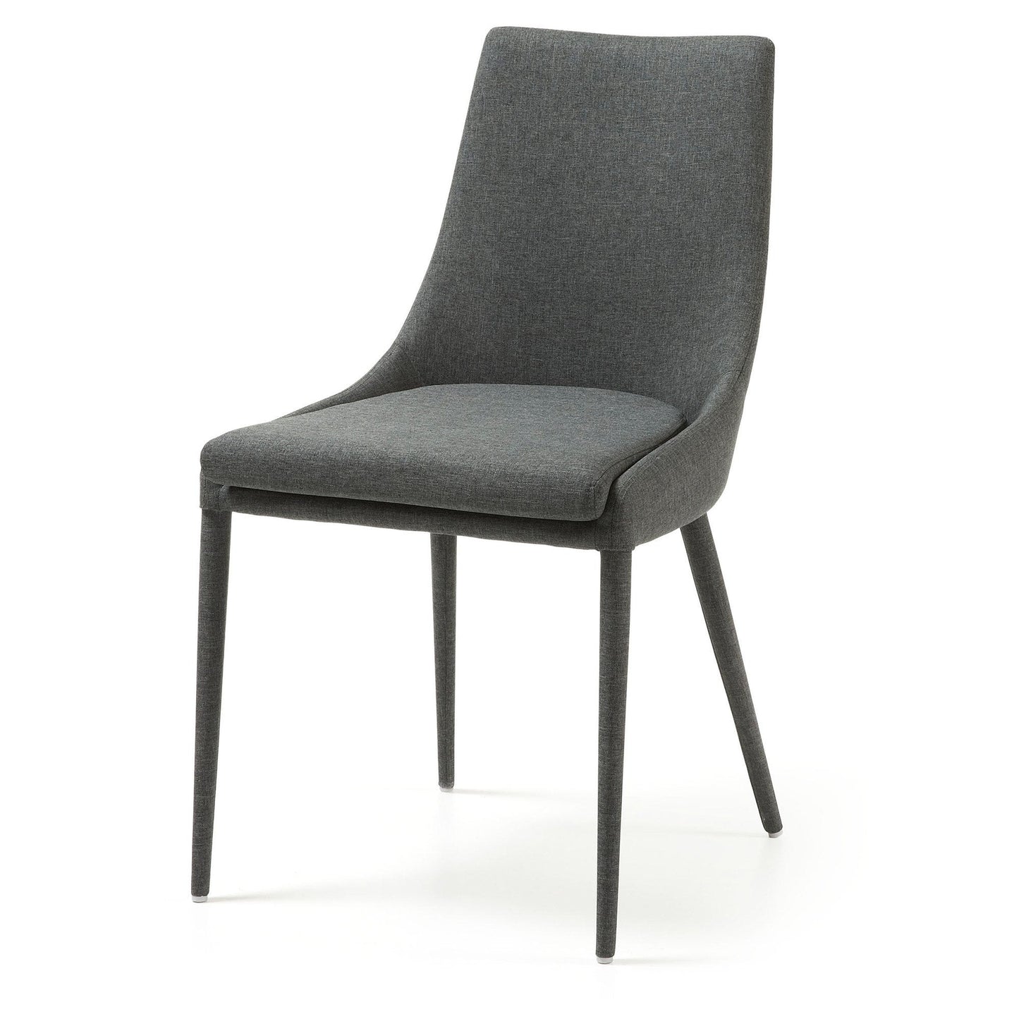 Ex Display - Dant Fabric Dining Chair - Dark Grey - Last One