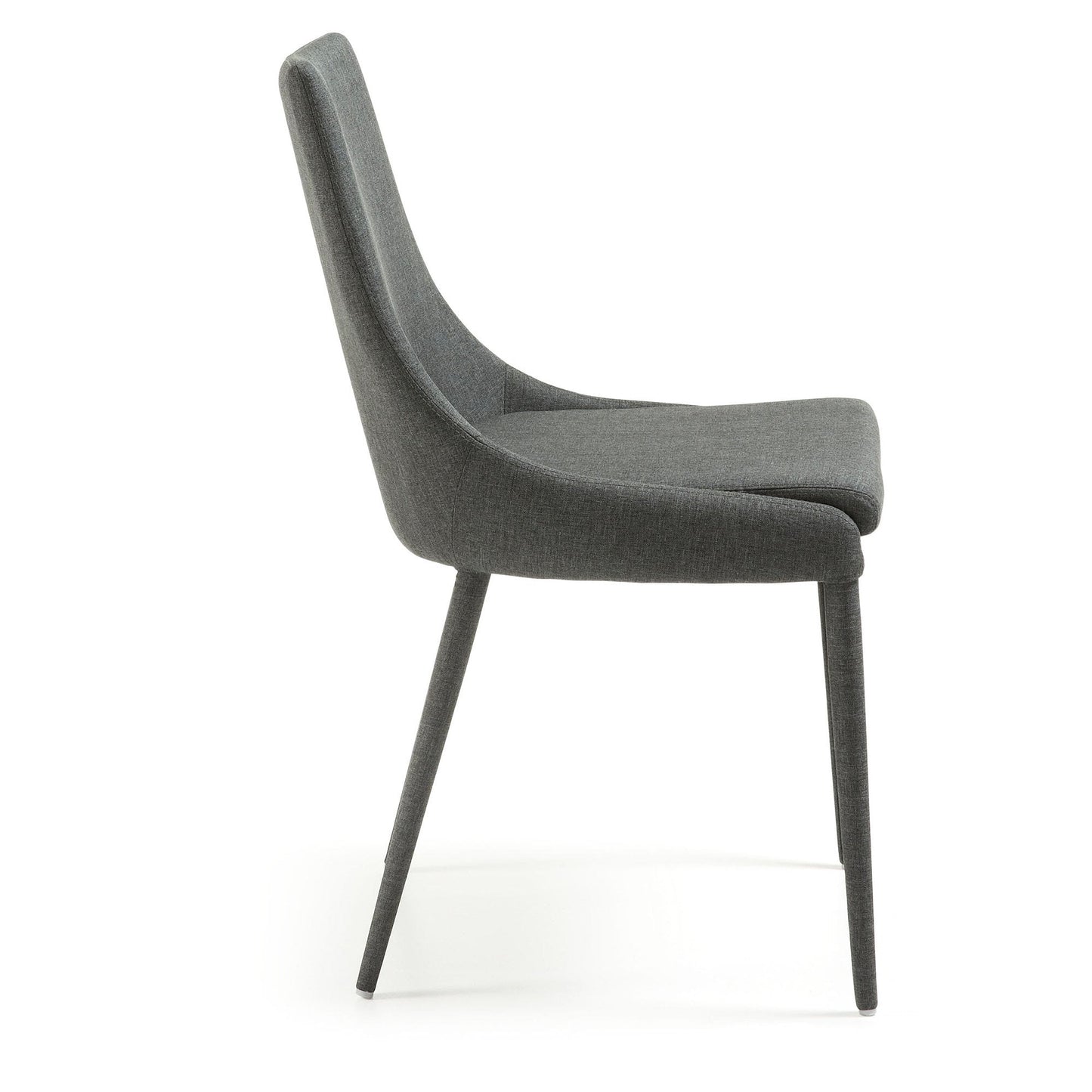 Ex Display - Dant Fabric Dining Chair - Dark Grey - Last One