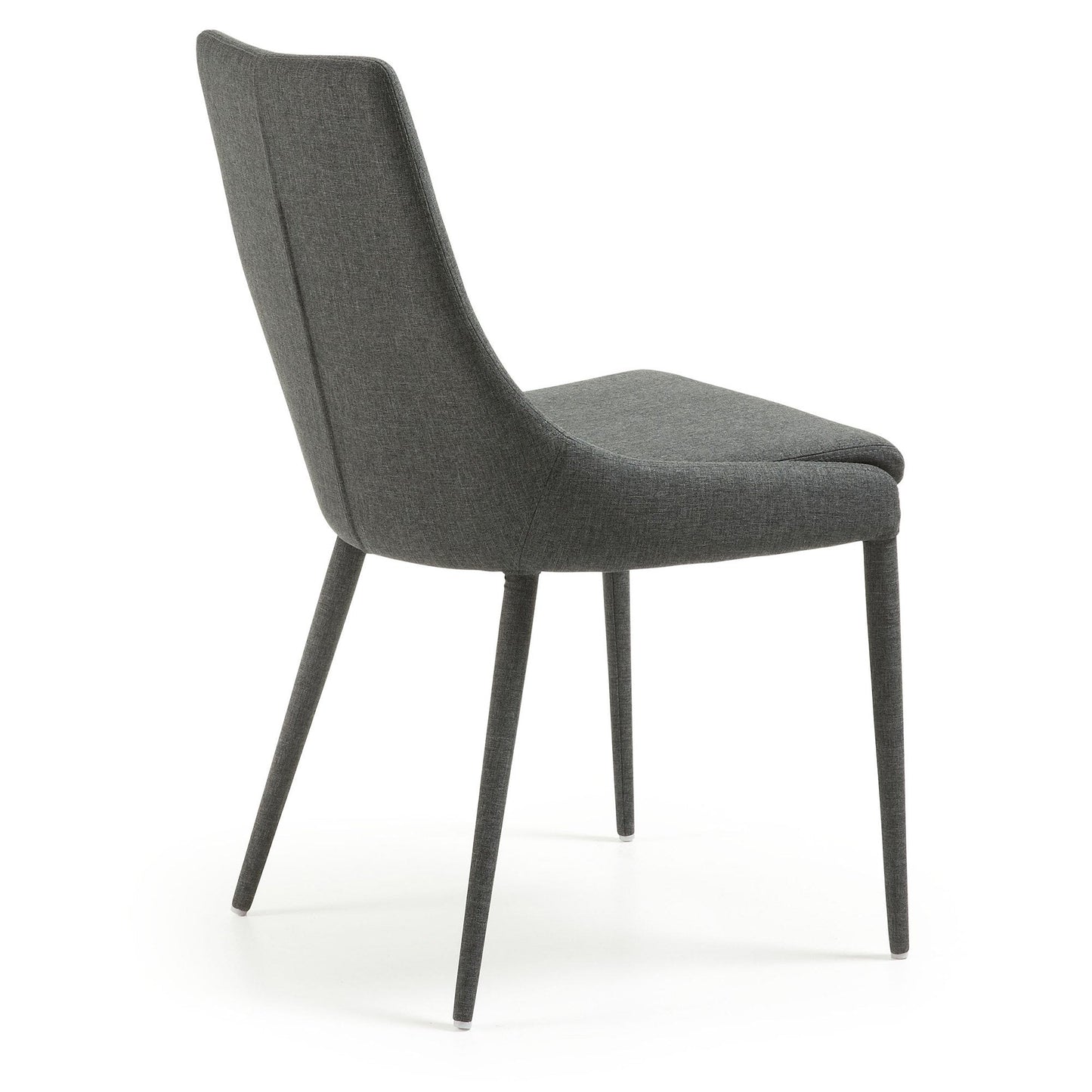 Ex Display - Dant Fabric Dining Chair - Dark Grey - Last One