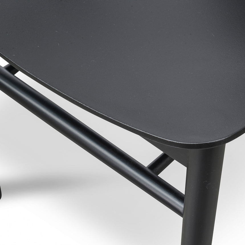 Dining Chair - Black Shell - Black Seat (Set of 2)