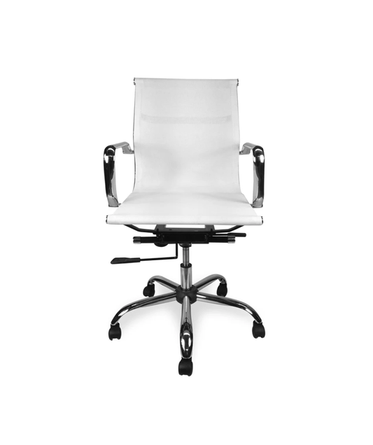 Designer Mesh Boardroom Office Chair - White