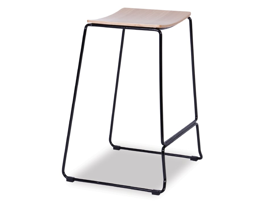 Ardent Stool - Steel Frame - Natural