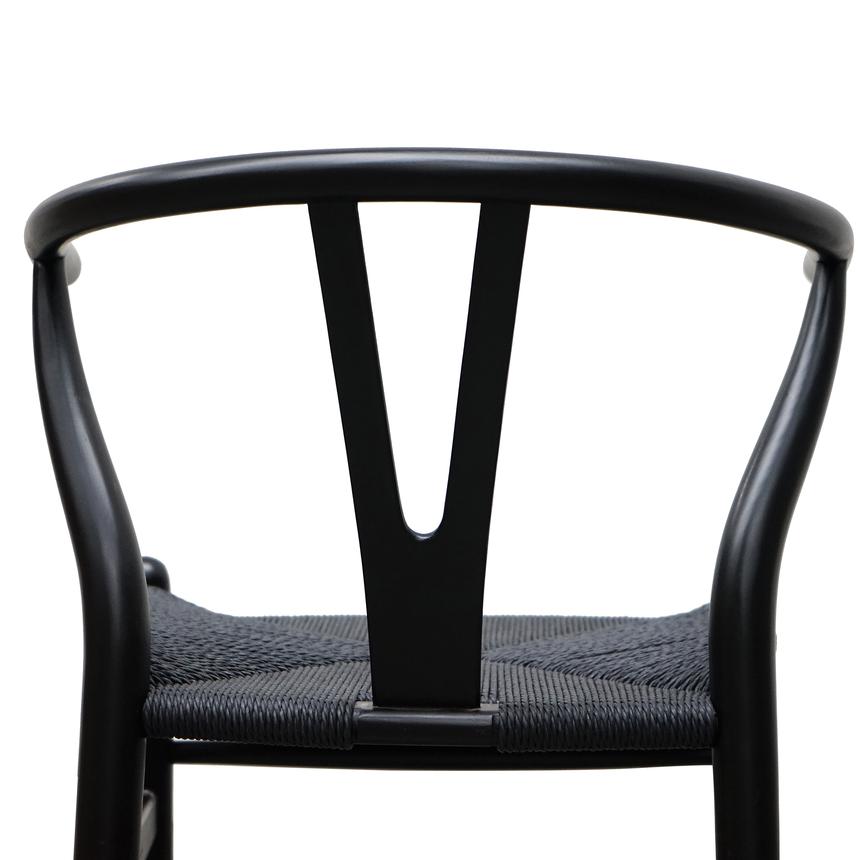 Cord Dining Chair - Full Black(Set of 2)