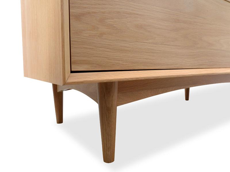 3 Drawer Chest Scandinavian Design - Natural