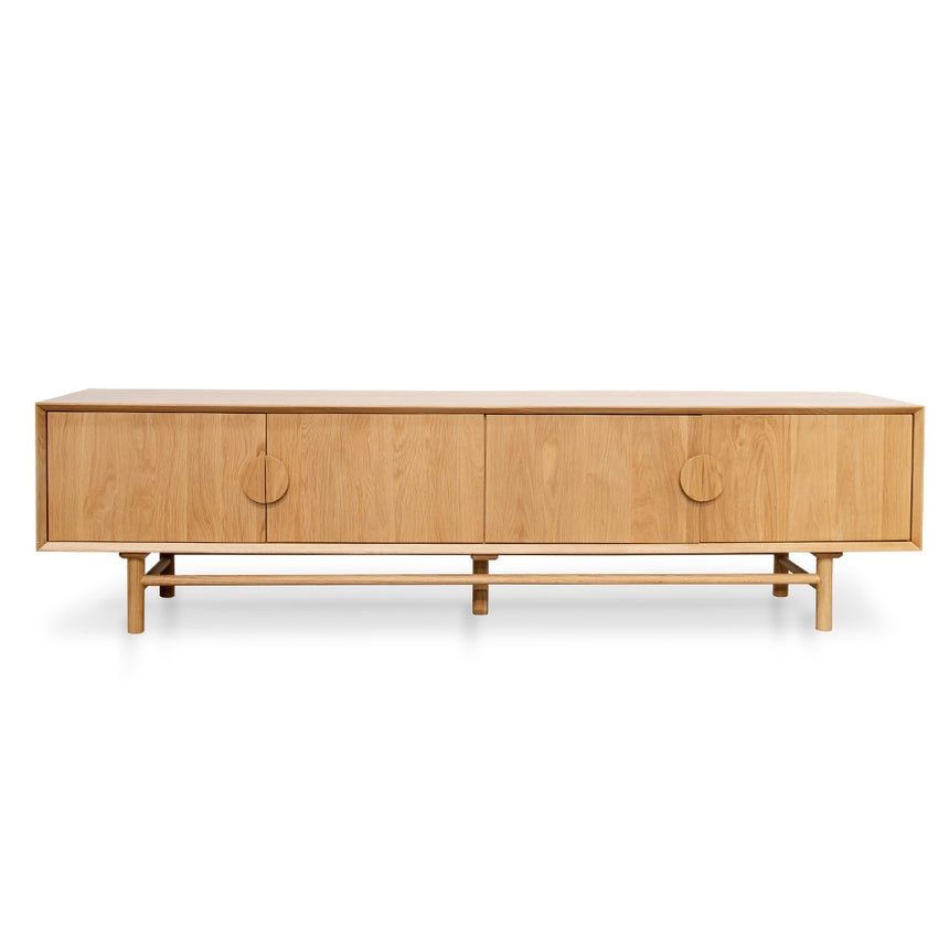 2.1m Entertainment TV Unit - Natural