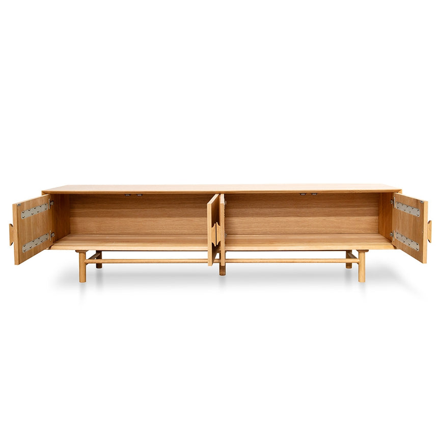2.1m Entertainment TV Unit - Natural