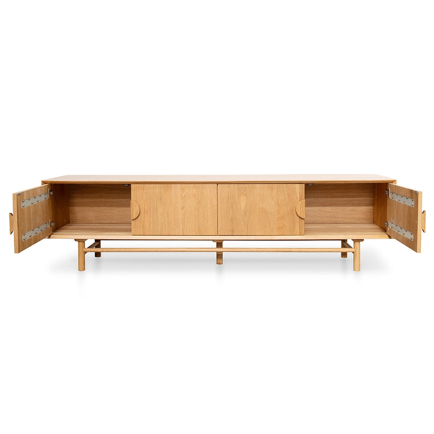 2.1m Entertainment TV Unit - Natural
