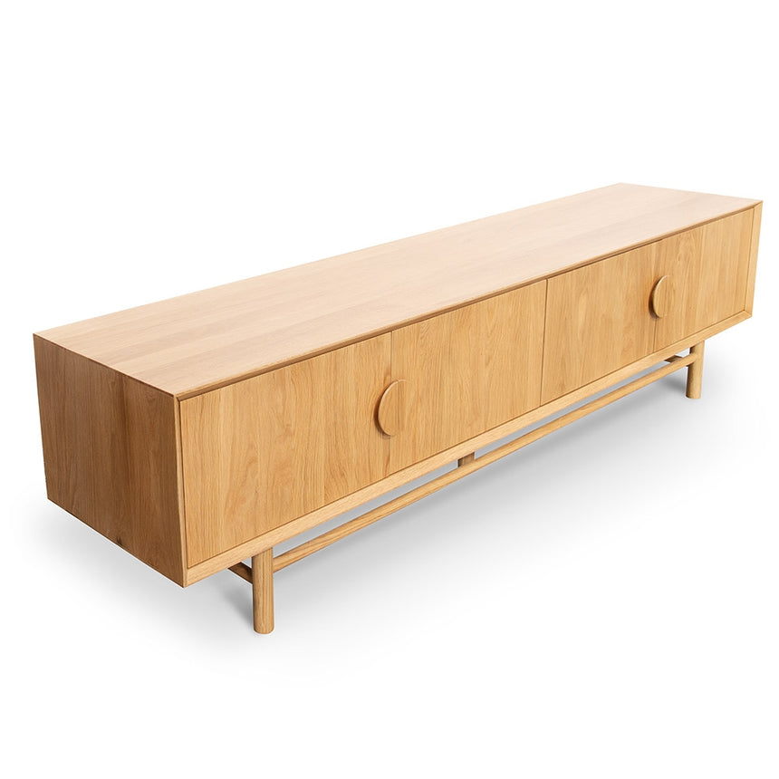 2.1m Entertainment TV Unit - Natural