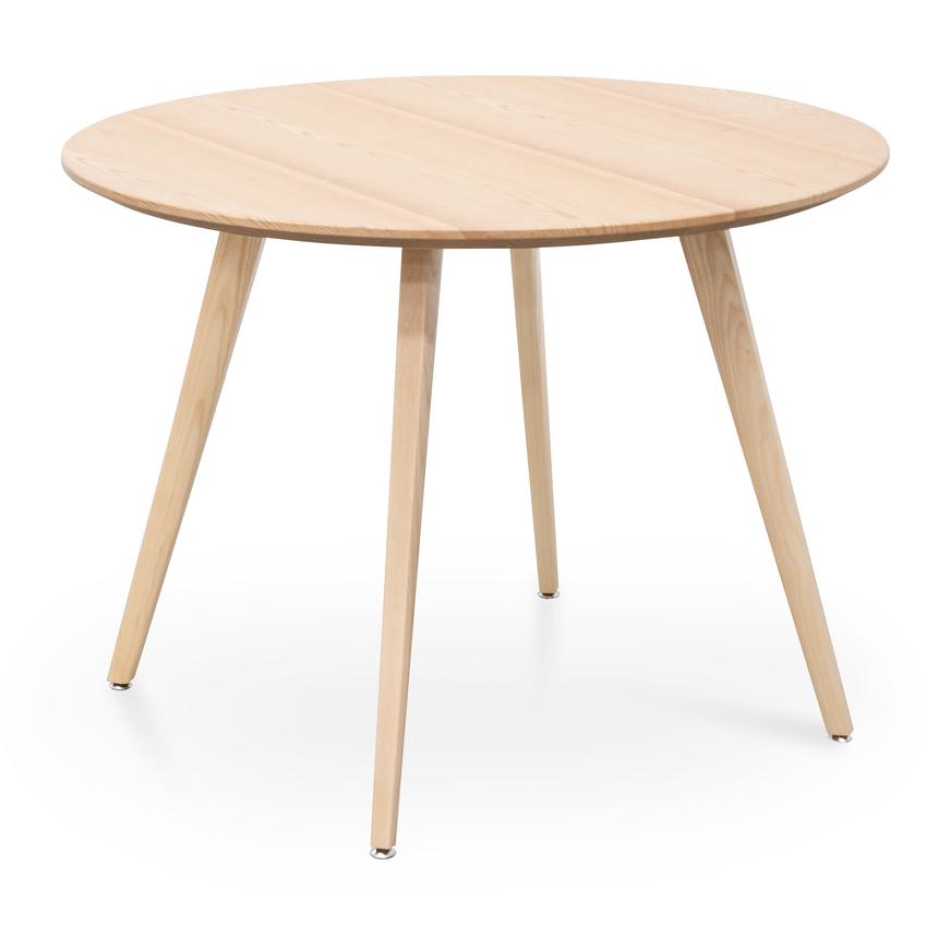 100cm Round Dining Table - Natural