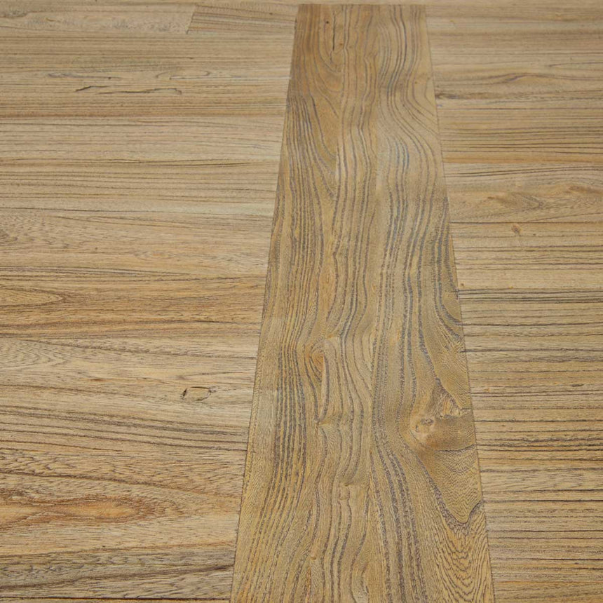 Wood Dining Table 2.4m - Rustic Natural