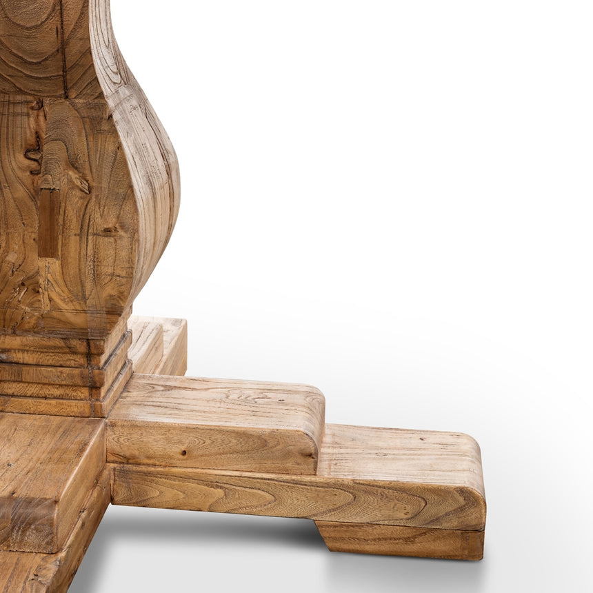 Round Dining Table 140cm - Rustic Natural