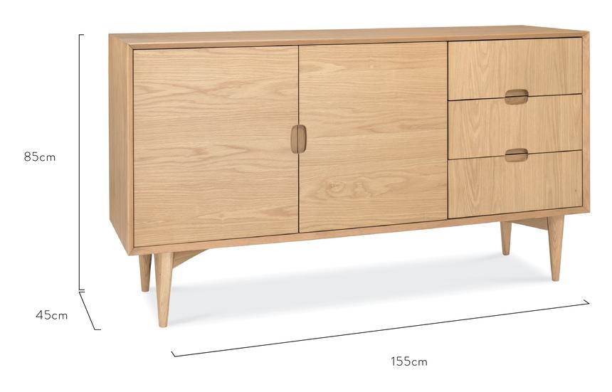 Scandinavian Buffet Cabinet - Natural