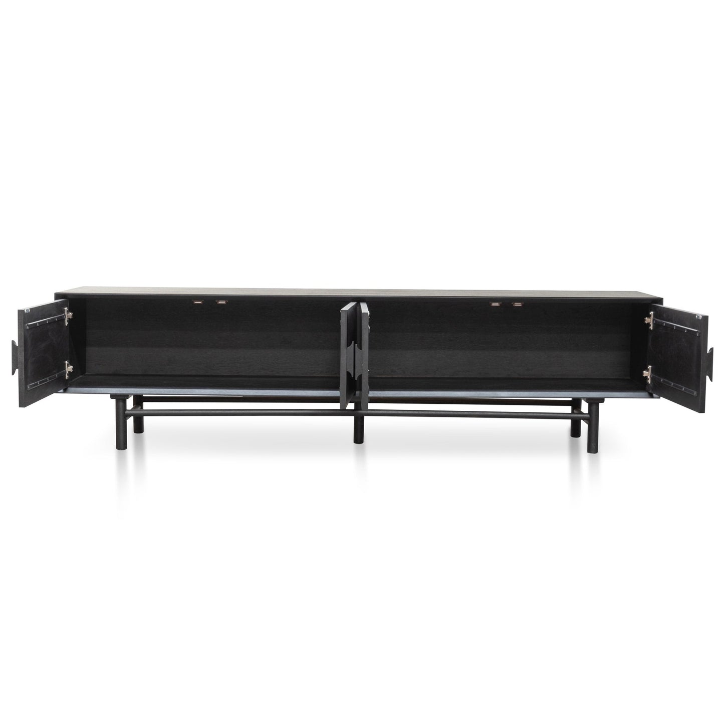 2.1m Entertainment TV Unit - Black