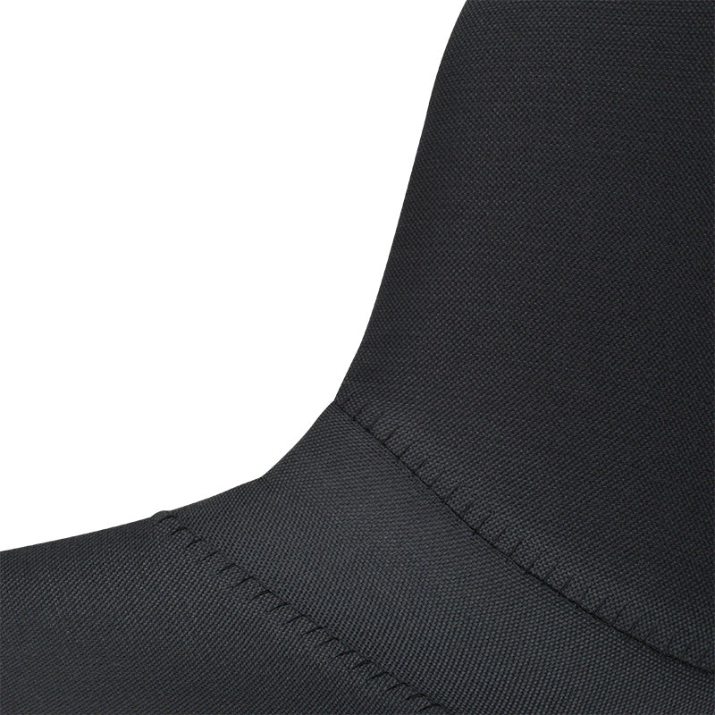 Bar Stool in Black Fabric (Set of 2)