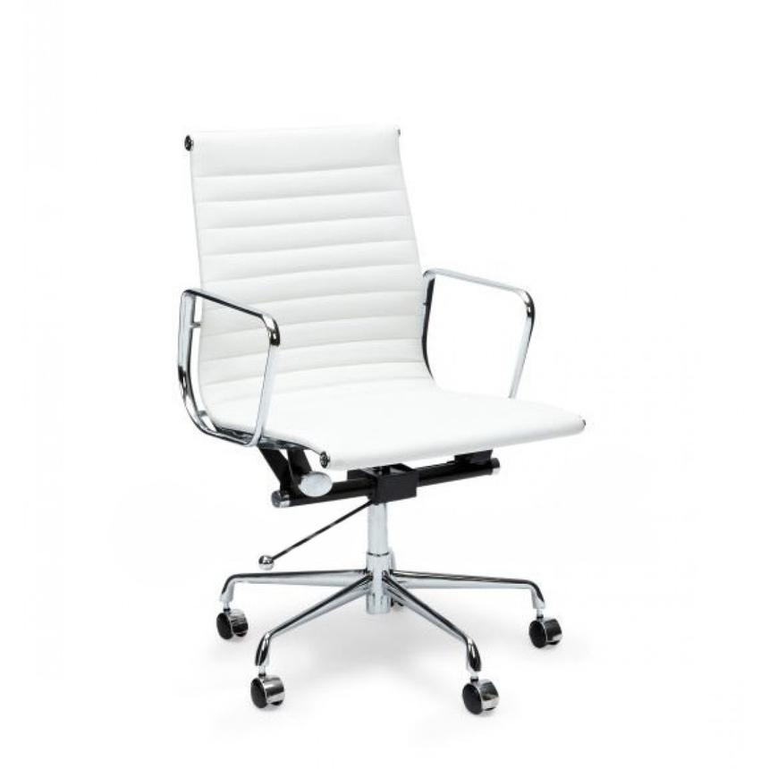 Leather Office Chair - White