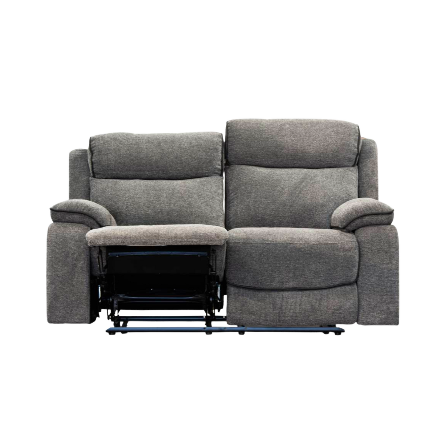 Colette 2 Seater Fabric Recliner Electric Sofa - Grey