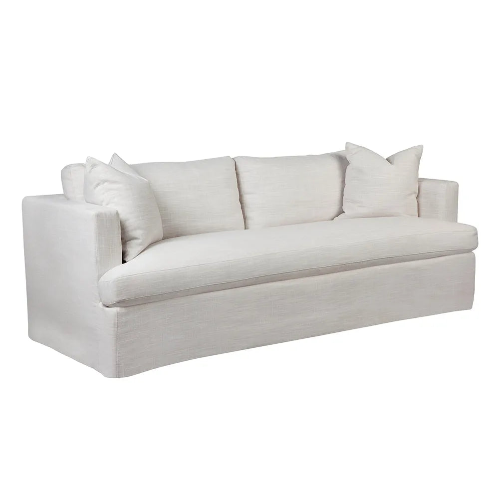 Birkshire Loose Cover 3 Seater Sofa - Off White Linen