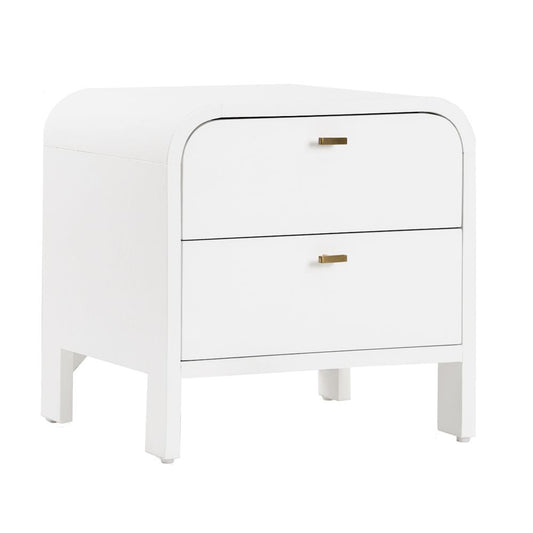 Chisholm Oak Bedside Table - White