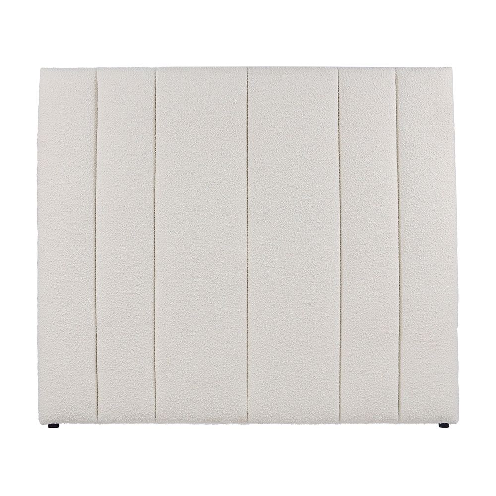 Soho Double Bedhead - White Boucle