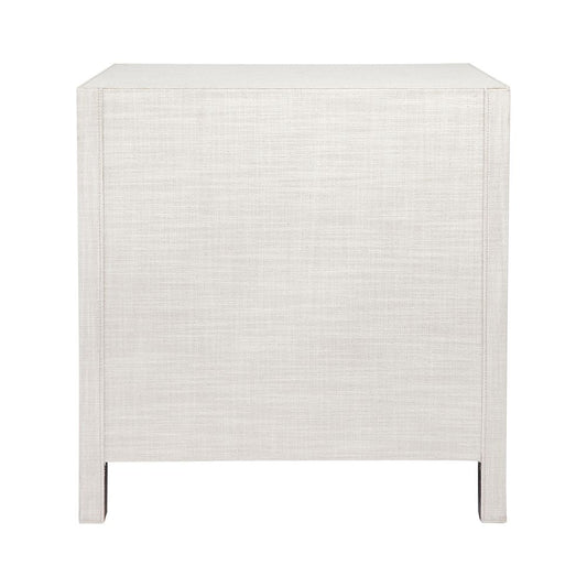 Astley Upholstered Bedside Table - Natural