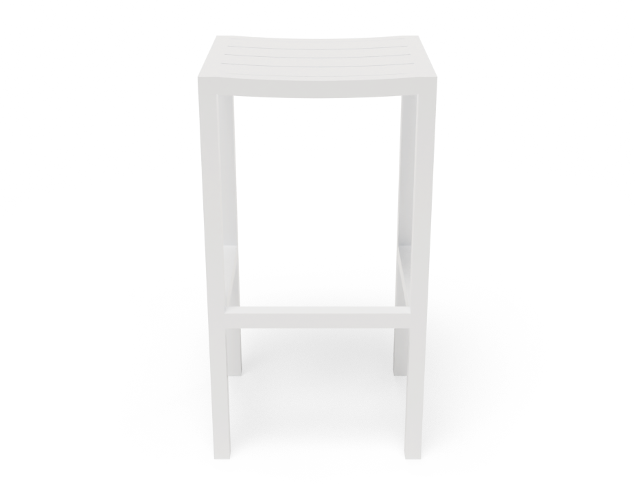 Halki Outdoor Stool - White