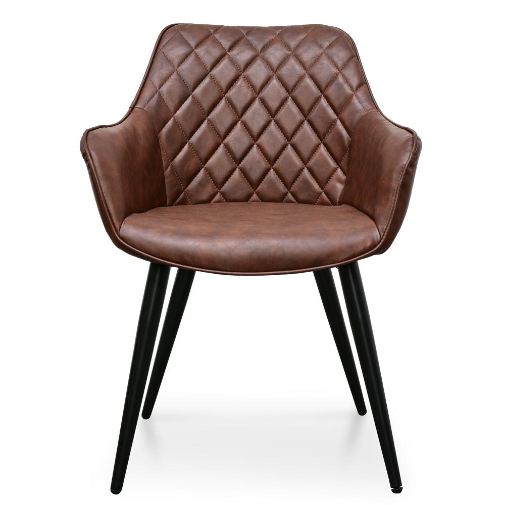 Ex Display - George Plywood Dining Chair - Cinnamon Brown