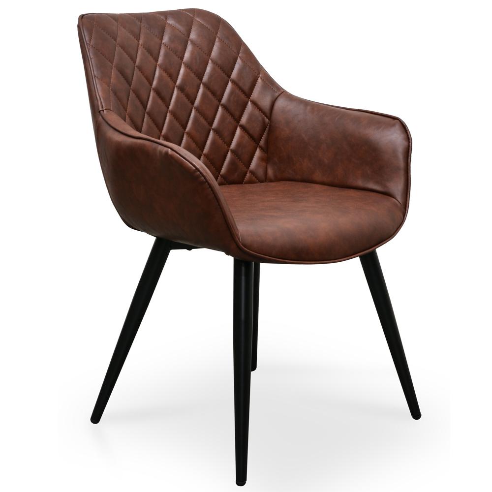 Ex Display - George Plywood Dining Chair - Cinnamon Brown