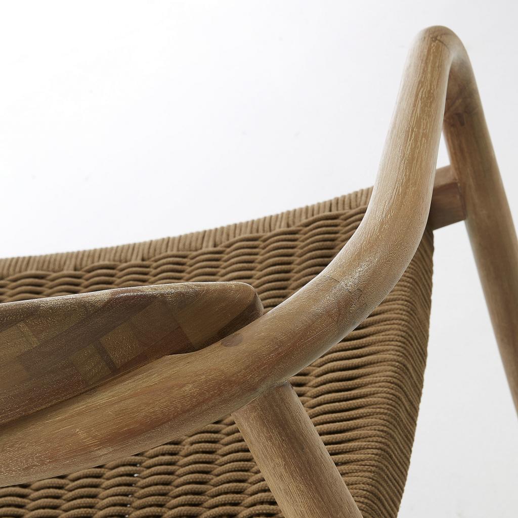 Set of 2 - Glynis Eucalyptus Timber Dining Chair - Beige