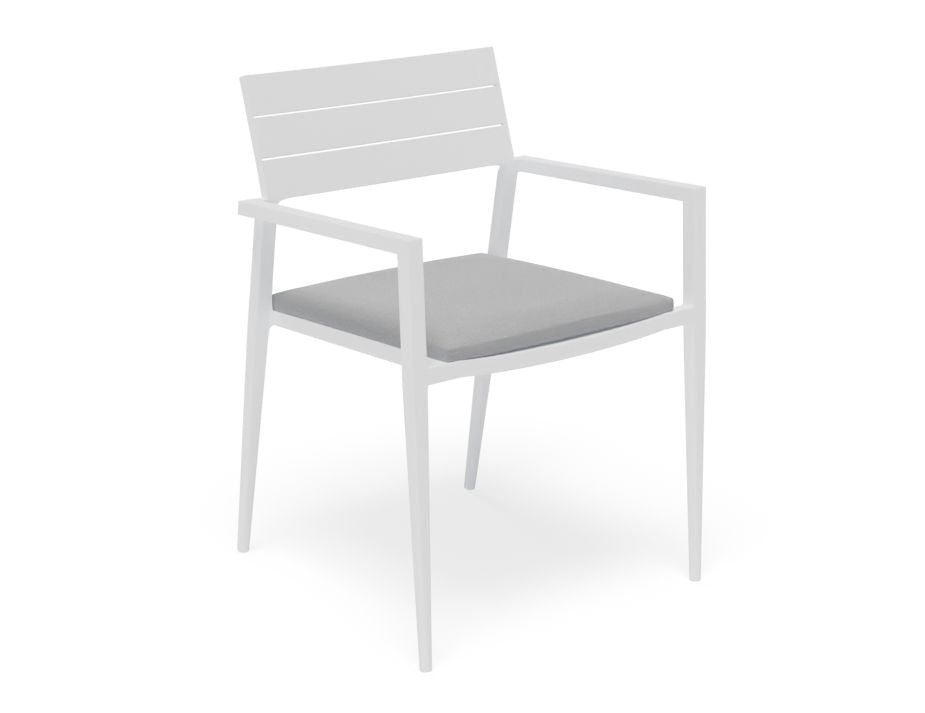 Halki Stackable Outdoor Chair - White