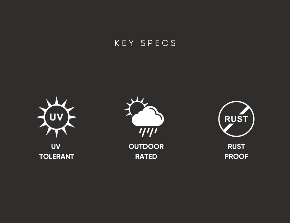 Halki 4 Seater Outdoor Table - 160cm x 90cm