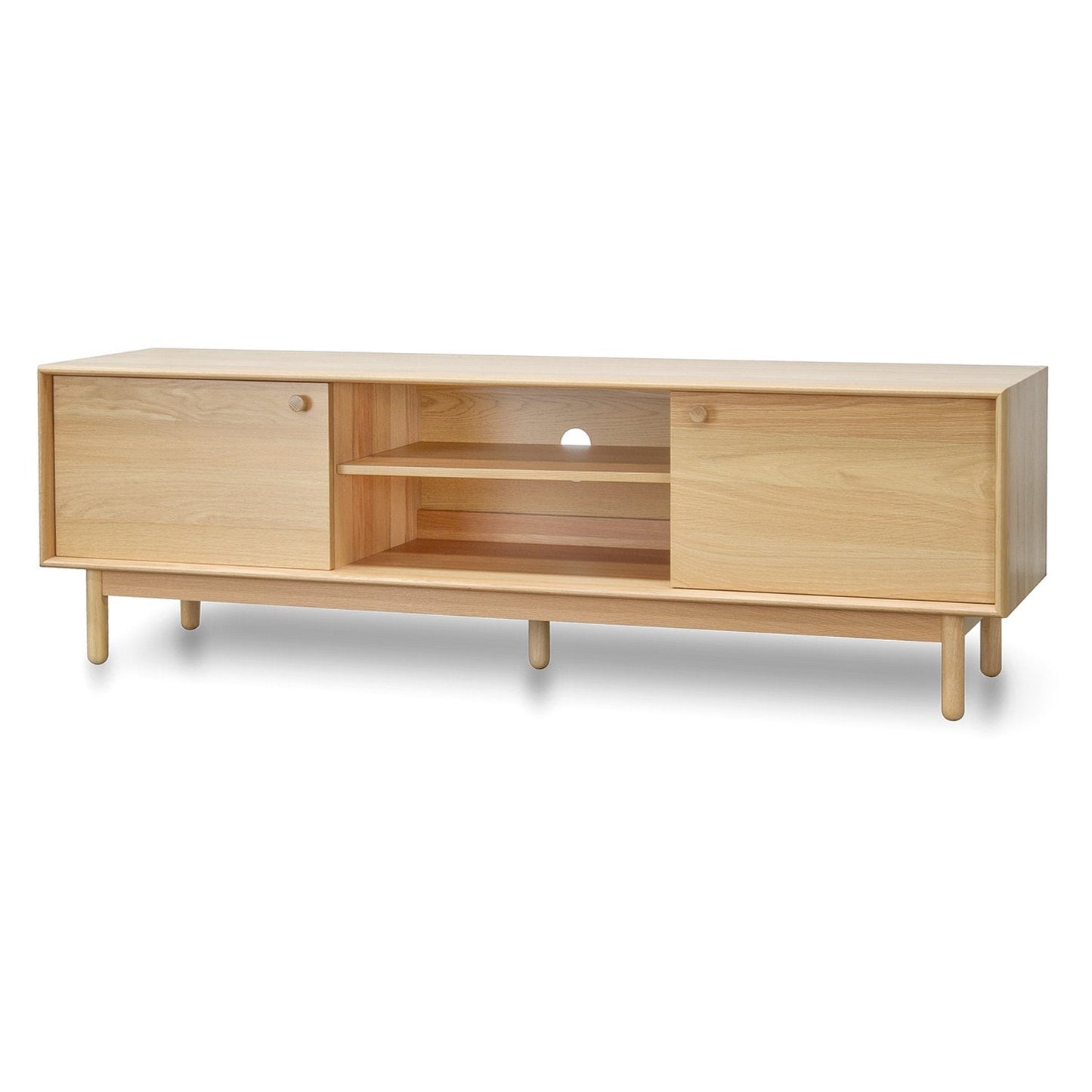 1.8m TV Entertainment Unit - Natural