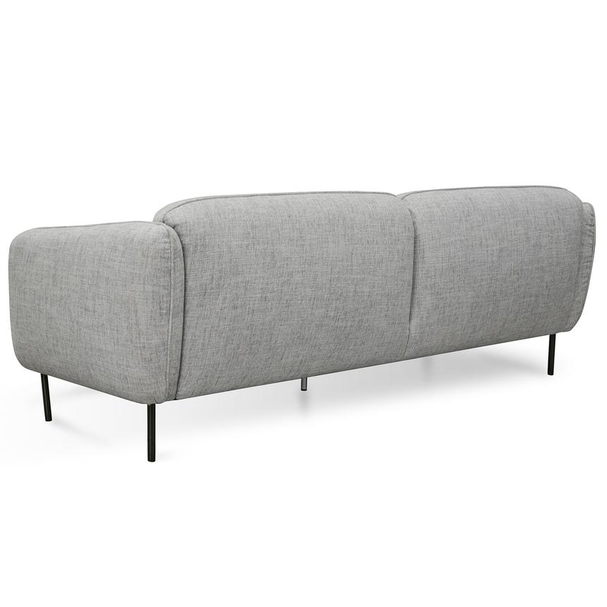 3 Seater Sofa - Light spec grey fabric