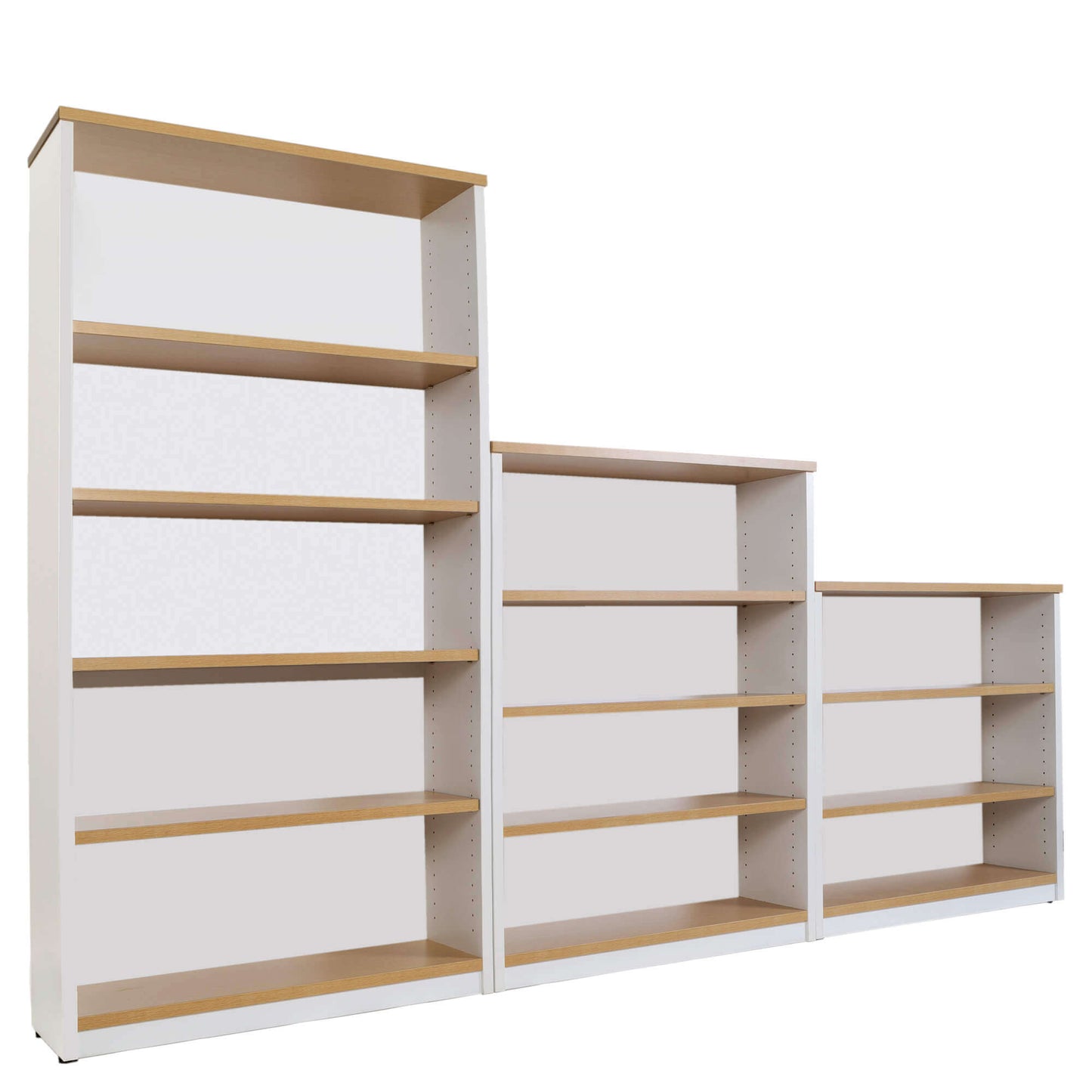 Logan Bookcase - Beech White