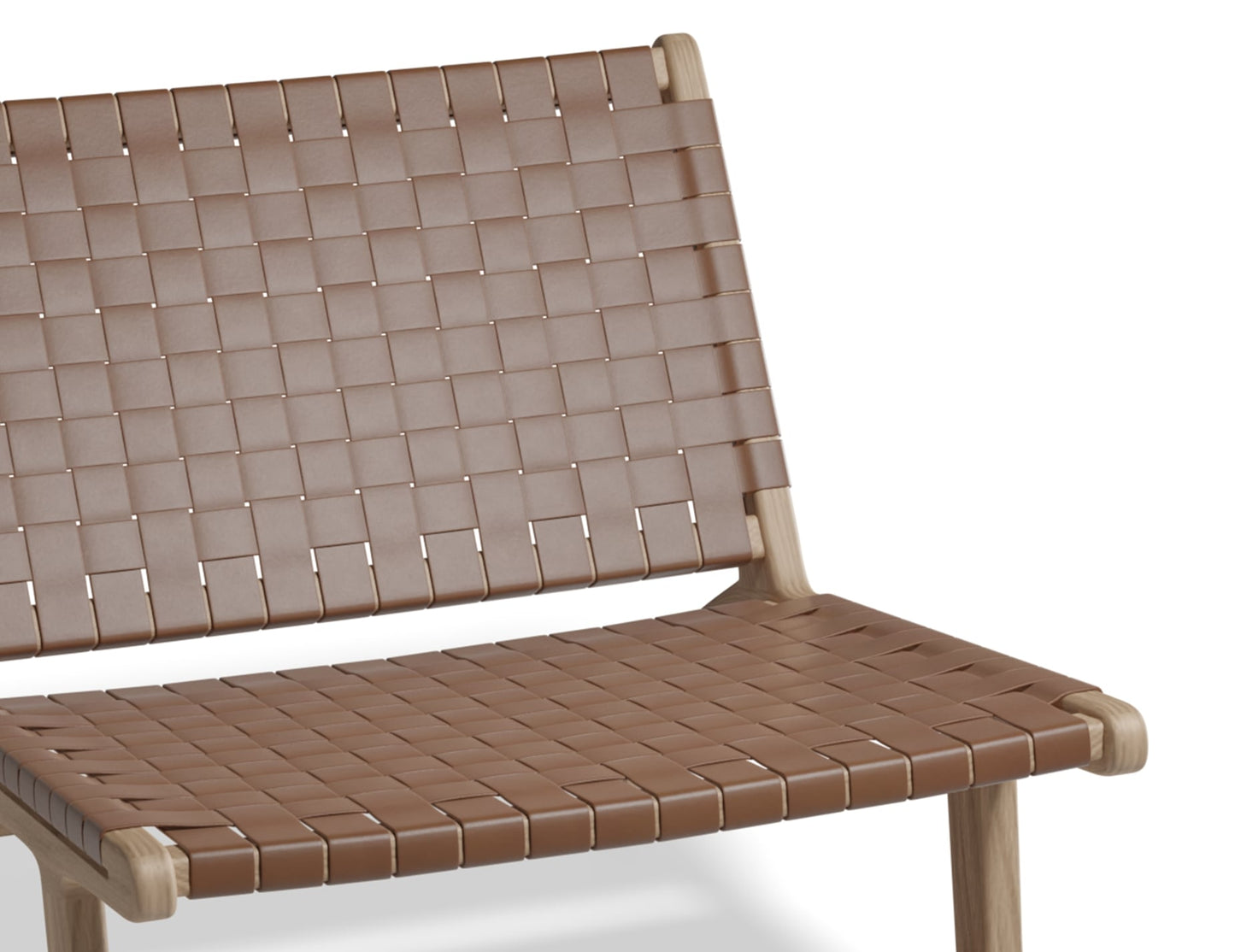 Brooklyn Lounge Chair - Natural Frame