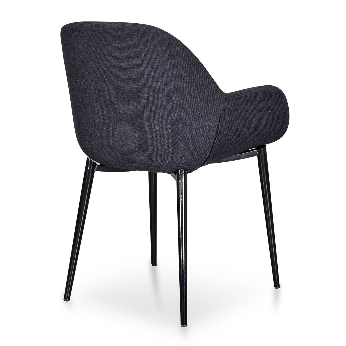 Ex Display - Lynton Fabric Dining Chair - Black