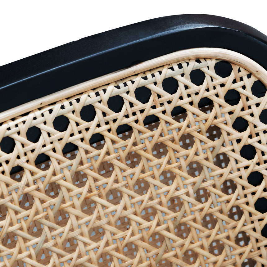 Fabric Armchair - Anchor Grey with Black Legs