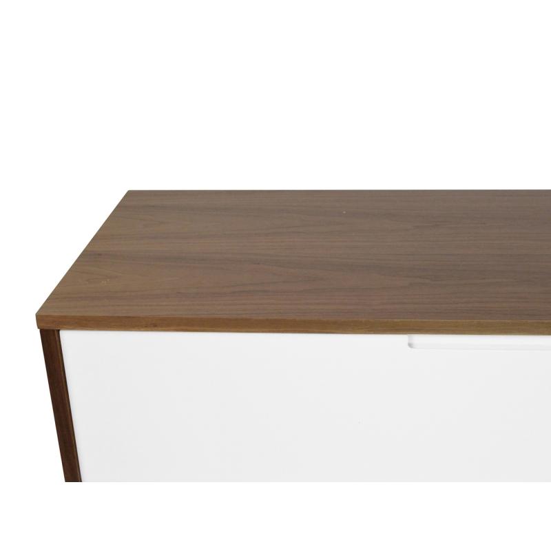 2.1m Lowline TV Entertainment Unit - Walnut