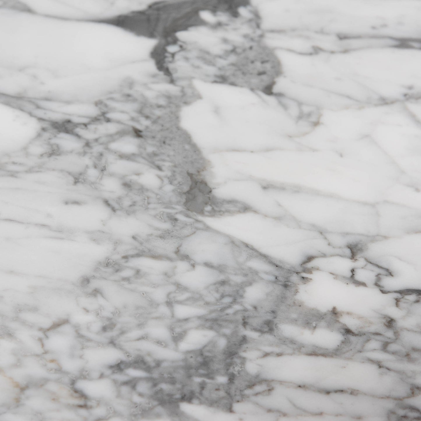 Ex Display - Maxwell 1.8m White Marble Dining Table - Black Legs