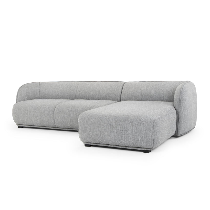 3 Seater Right Chaise Sofa - Graphite Grey