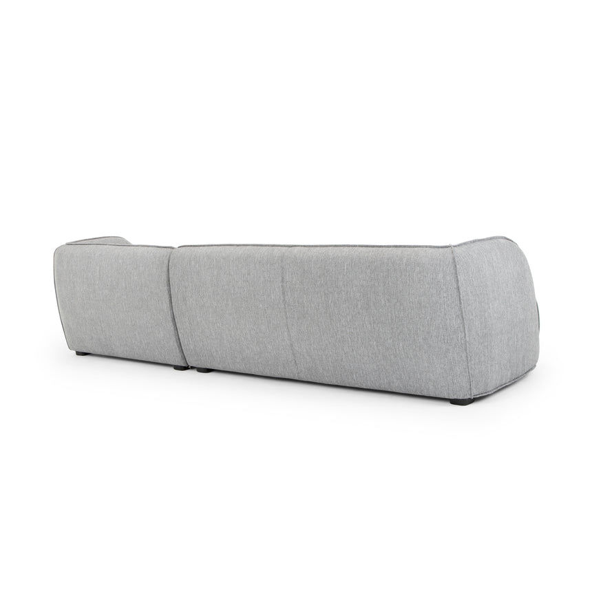 3 Seater Right Chaise Sofa - Graphite Grey