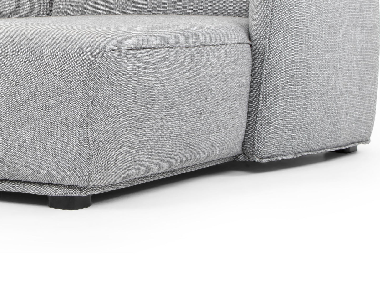 3 Seater Right Chaise Sofa - Graphite Grey