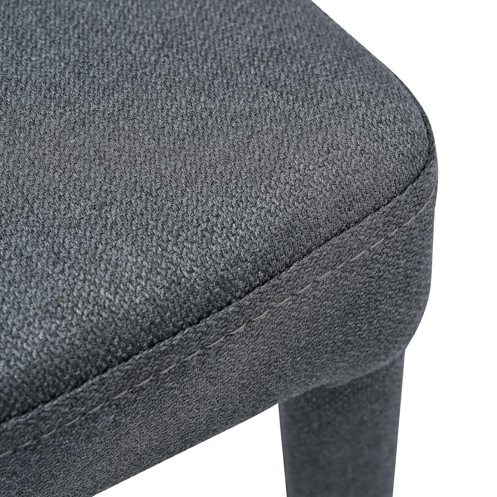 Millie Fabric Dining Chair - Gunmetal Grey - Last One