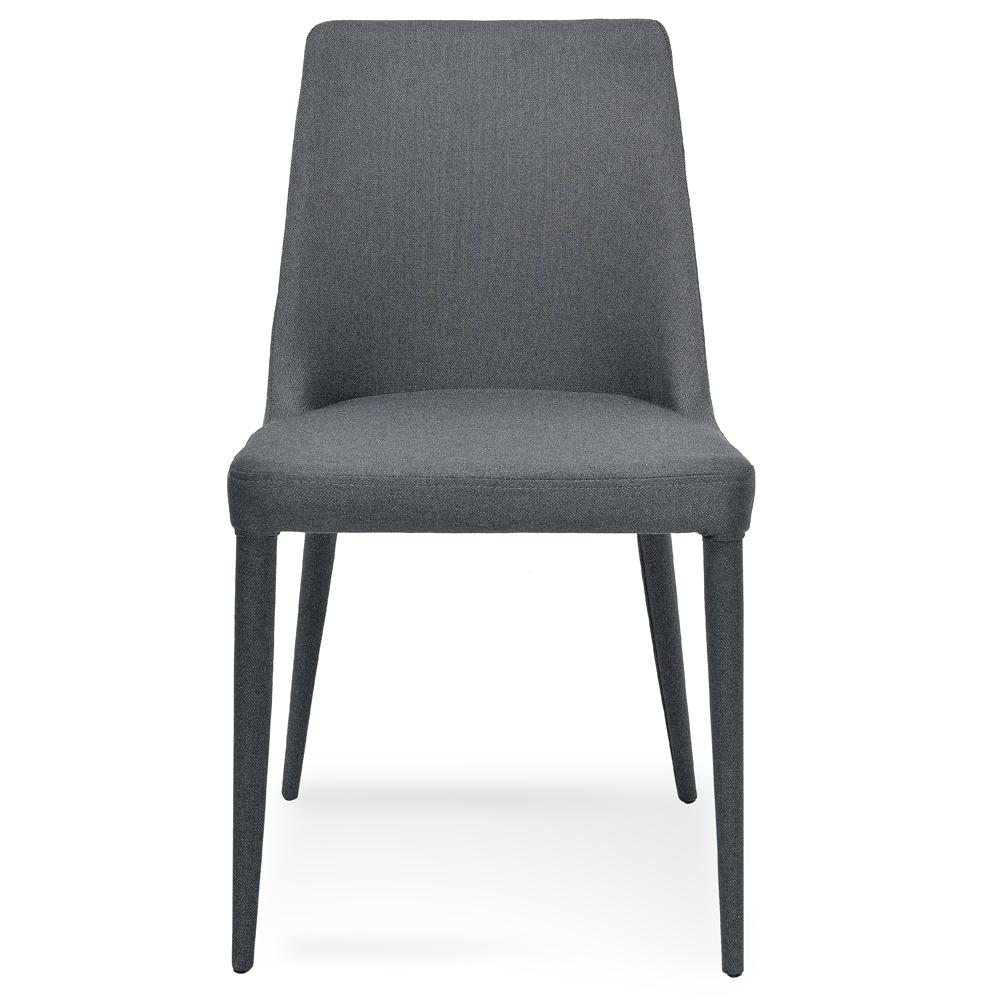 Millie Fabric Dining Chair - Gunmetal Grey - Last One