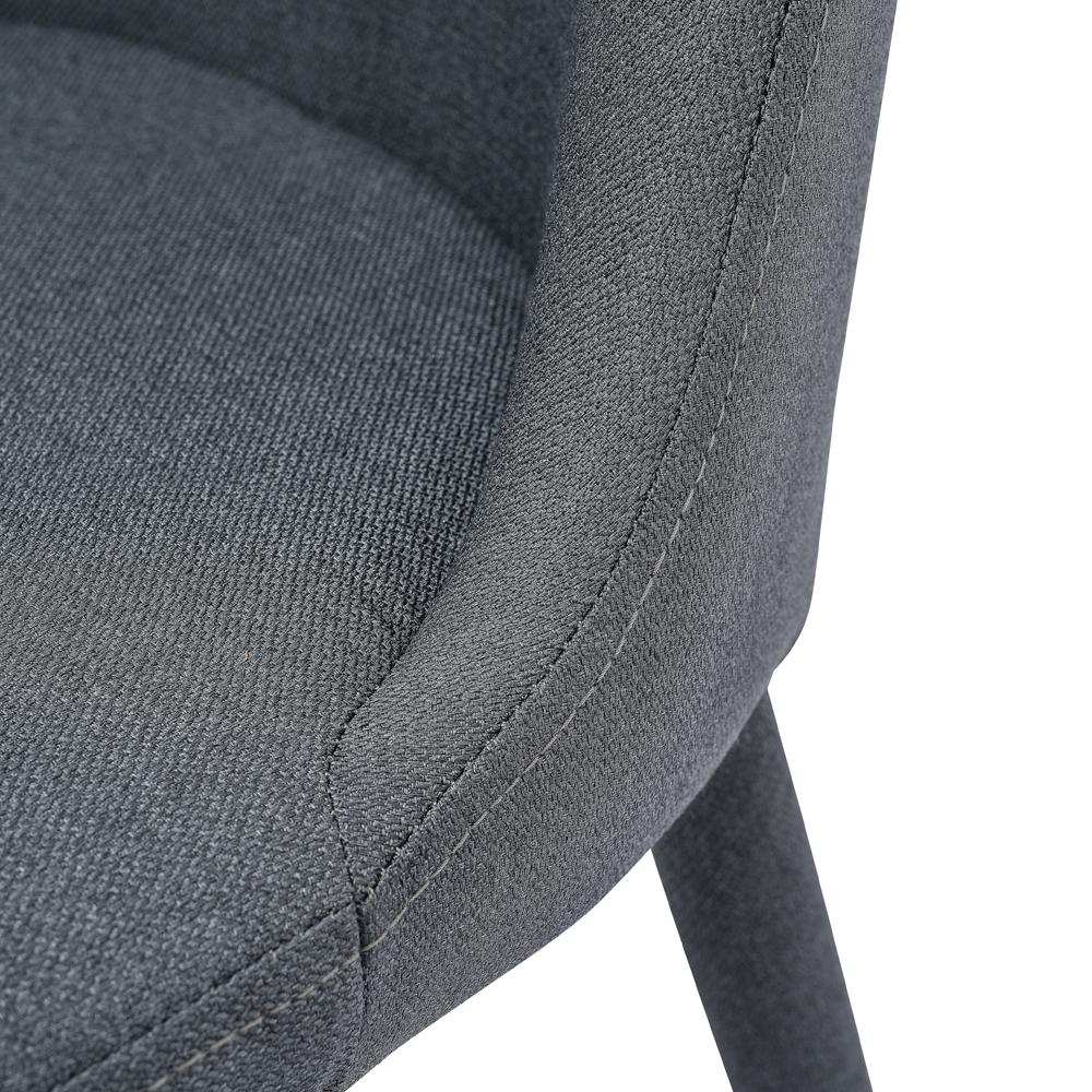 Millie Fabric Dining Chair - Gunmetal Grey - Last One