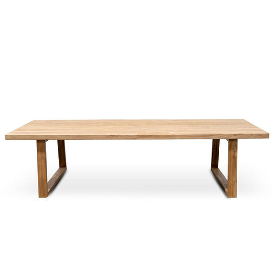 Naples Reclaimed 3m Wooden Dining Table - Natural