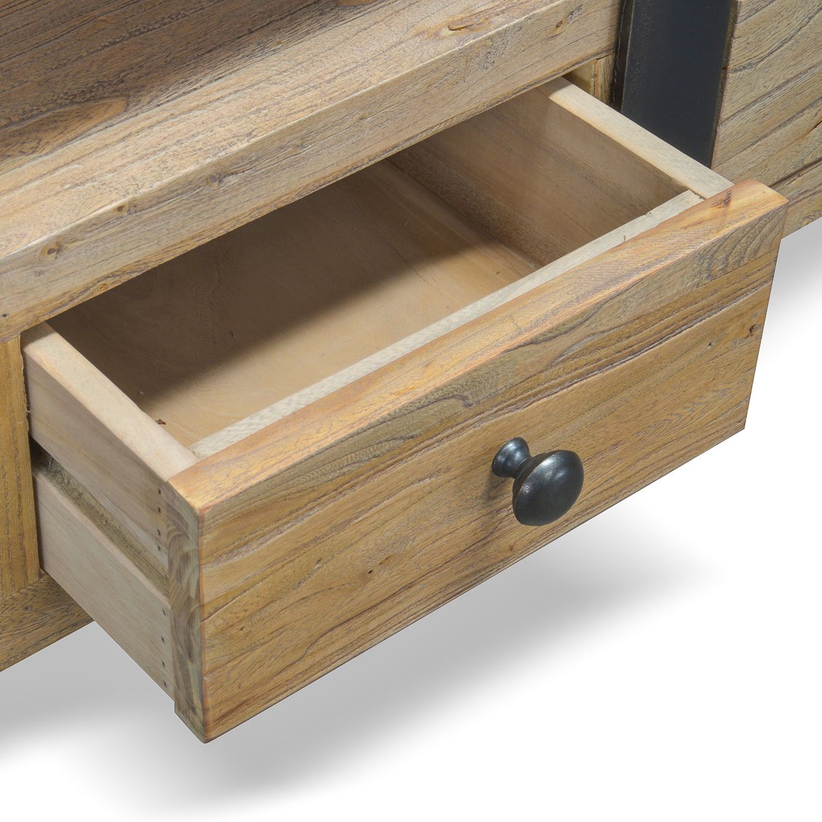 Reclaimed Elm Lowline 2.2m TV Entertainment Unit