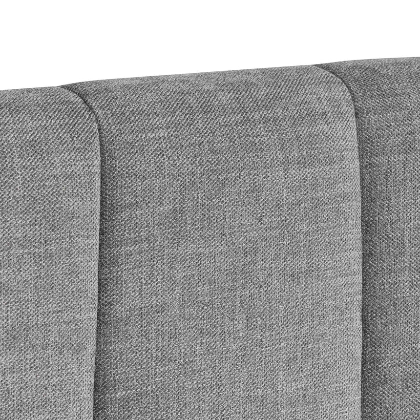 Wide Base King Sized Bed Frame - Flint Grey